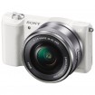 Sony Alpha a5100 E-mount Mirrorless Camera ( White / Black ) + 16-50mm Power Zoom Lens  ILCE-5100L